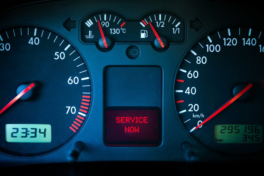 Car problems service now light