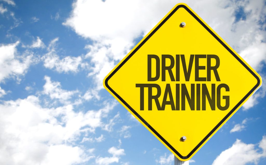 driver training sign